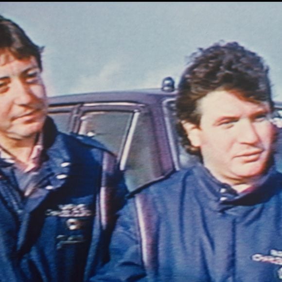 Daniel Balavoine sur le Paris Dakar, le 14 janvier 1986. Photo de Bestimage