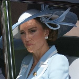 Catherine (Kate) Middleton, princesse de Galles - Des membres de la famille royale assistent à la parade « Trooping the Colour » au palais de Buckingham, à Londres, au Royaume-Uni, le 13 juin 2026.
© Julien Burton / Bestimage