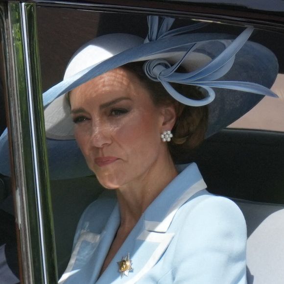 Catherine (Kate) Middleton, princesse de Galles - Des membres de la famille royale assistent à la parade « Trooping the Colour » au palais de Buckingham, à Londres, au Royaume-Uni, le 13 juin 2026.

© Julien Burton / Bestimage