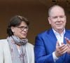 Le fils de Grace Rainier s'est donc rendu à Osaka pour la Journée nationale monégasque de l’Exposition universelle 2025 mais aussi afin de rendre visite à la princesse Hisako de Takamado
La princesse Stéphanie de Monaco, le prince Albert II de Monaco assistent au match de football Racing Stars Football à Monaco, le 21 mai, 2025.
Photo : Claudia Albuquerque/Bestimage