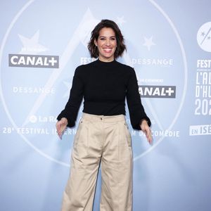 Laurie Cholewa - Photocall lors de la 28ème édition du festival International du Film de Comédie à l'Alpe d'Huez le 14 janvier 2025. © Dominique Jacovides/Bestimage