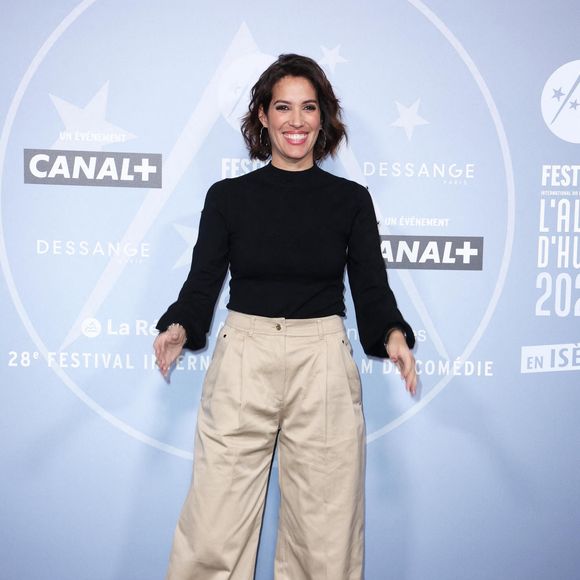 Laurie Cholewa - Photocall lors de la 28ème édition du festival International du Film de Comédie à l'Alpe d'Huez le 14 janvier 2025. © Dominique Jacovides/Bestimage