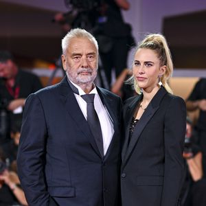 Luc Besson et Sarah Saldmann à la première de 'Father Joe' lors du 83ème Festival International du Film de Venise (Mostra), à Venise, Italie, le 6 septembre 2026. © Pierre Perusseau/Bestimage