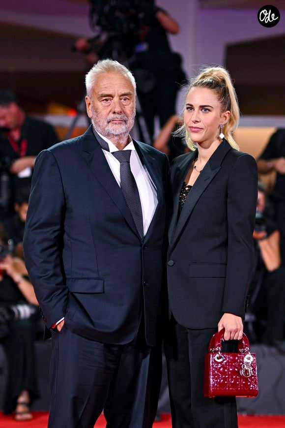 Luc Besson et Sarah Saldmann à la première de 'Father Joe' lors du 83ème Festival International du Film de Venise (Mostra), à Venise, Italie, le 6 septembre 2026. © Pierre Perusseau/Bestimage