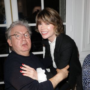 Dominique Besnehard et Isabelle Morizet (Karen Cheryl) - Cocktail en l'honneur du 90ème anniversaire du Studio Harcourt à Paris le 25 septembre 2024. © Coadic Guirec/Bestimage