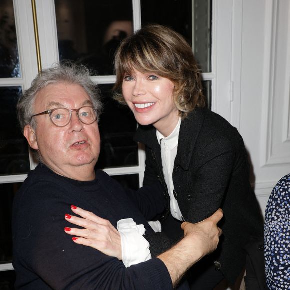 Dominique Besnehard et Isabelle Morizet (Karen Cheryl) - Cocktail en l'honneur du 90ème anniversaire du Studio Harcourt à Paris le 25 septembre 2024. © Coadic Guirec/Bestimage