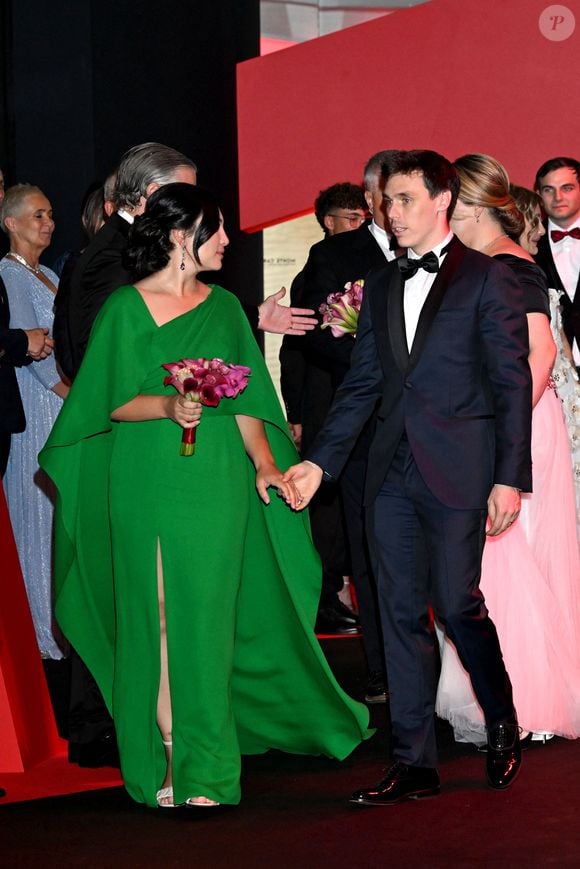Louis et Marie Ducruet - 76ème Bal de la Croix Rouge dans la salle des Etoiles à Monaco le 12 juillet 2025. © Bruno Bebert/Bestimage