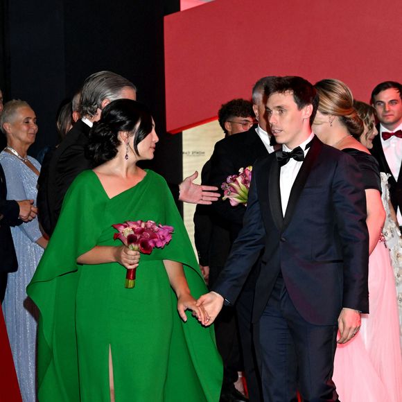 Louis et Marie Ducruet - 76ème Bal de la Croix Rouge dans la salle des Etoiles à Monaco le 12 juillet 2025. © Bruno Bebert/Bestimage
