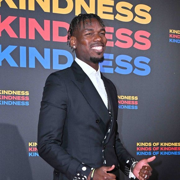 Paul Pogba à l'avant-première du film Kind of Kindness à Milan.