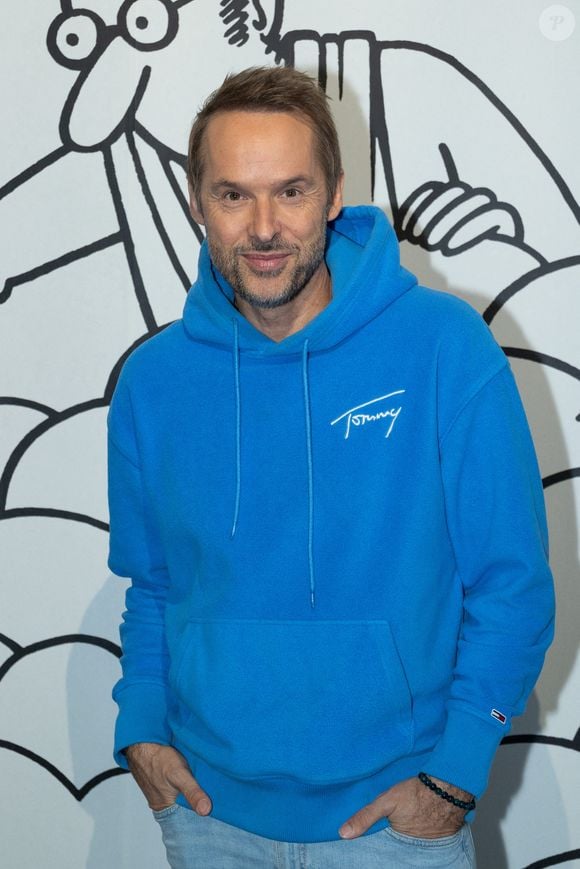 Exclusif - Damien Thevenot lors du vernissage de l'exposition de Philippe Geluck, auteur de la bande dessinée 'Le Chat' au Musée Maillol le 12 novembre 2025 à Paris, France. Photo par Nasser Berzane/ABACAPRESS.COM