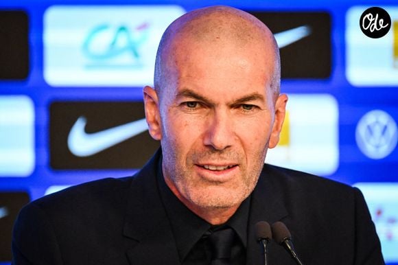 Zinédine Zidane en conférence de presse au siège de la Fédération française de football à Paris, le 18 septembre 2026. (Credit Image: © Matthieu Mirville/ZUMA Press Wire / Bestimage)