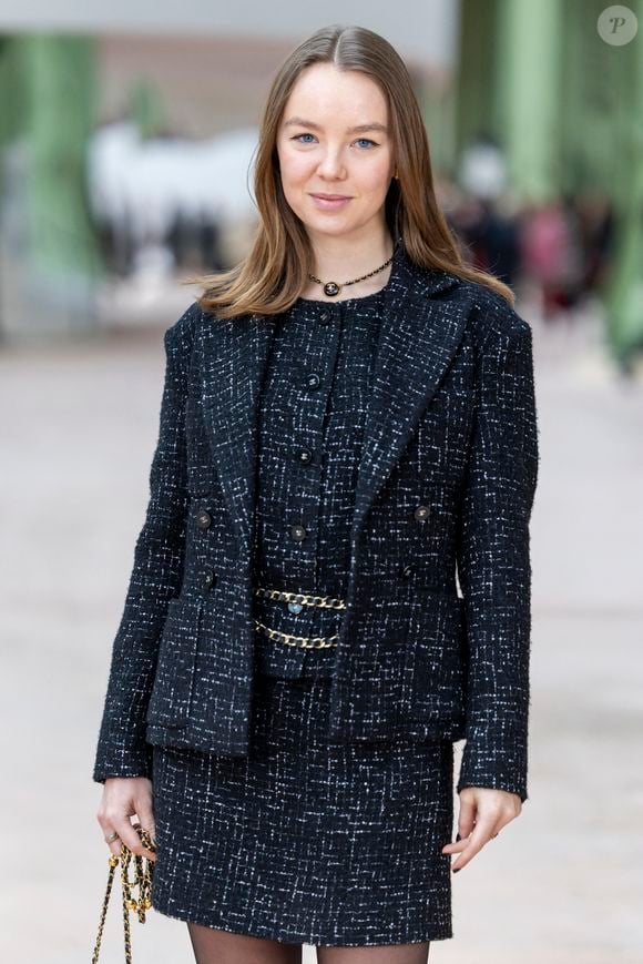 Alexandra de Hanovre au défilé Chanel au Grand Palais, "Collection Haute Couture Printemps/Eté 2025" lors de la Fashion Week de Paris (PFW), le 28 janvier 2025. 
© Olivier Borde / Bestimage