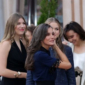 Le roi Felipe VI, la reine Letizia, la princesse héritière Leonor et la princesse Sofia assistent au concert de clôture de la 33ème Semaine musicale à Oviedo. Photo by LALO YASKY / BESTIMAGE