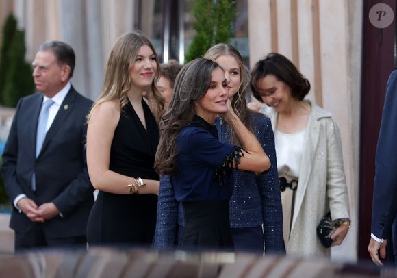 Le roi Felipe VI, la reine Letizia, la princesse héritière Leonor et la princesse Sofia assistent au concert de clôture de la 33ème Semaine musicale à Oviedo. Photo by LALO YASKY / BESTIMAGE
