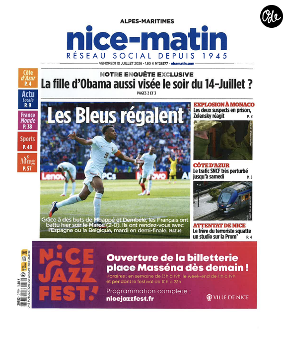 Couverture Nice Matin