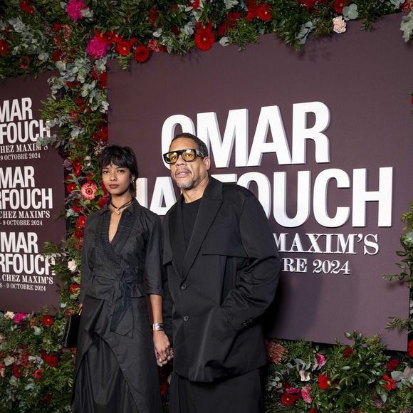 JoeyStarr (Joey Starr) et sa compagne Pauline au photocall de la soirée Omar Harfouch "Dîner chez Maxim's" à Paris le 9 octobre 2024.
© Perusseau / Tribeca / Bestimage
