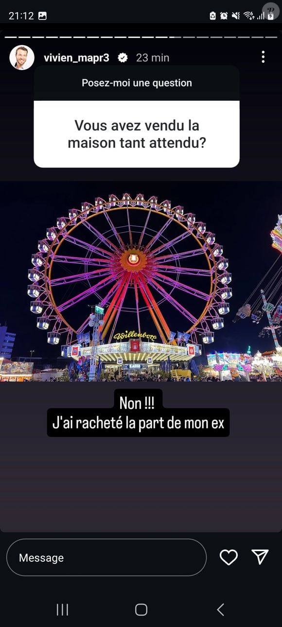 Vivien de "Mariés au premier regard" évoque son ex Charline pour la première fois, sur Instagram, le 23 décembre 2024