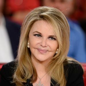 Nathalie Rheims - Enregistrement de l'émission "Vivement Dimanche" à Paris le 3 décembre 2014. (COADIC GUIREC / BESTIMAGE).