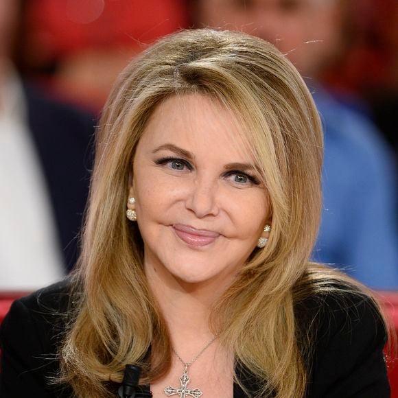 Nathalie Rheims - Enregistrement de l'émission "Vivement Dimanche" à Paris le 3 décembre 2014. (COADIC GUIREC / BESTIMAGE).