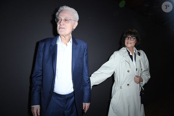 Lionel Jospin et sa femme Sylviane Agacinski - Vernissage de l'exposition Ruinart "Promenade en Champagne" au Carreau du Temple à Paris. Le 9 mars 2023
© Giancarlo Gorassini / Bestimage