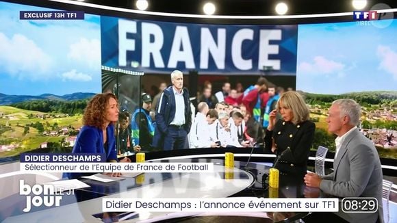 Marie-Sophie Lacarrau dévoile les coulisses de la révélation de Didier Deschamps, dans "Bonjour", le 8 janvier 2025, sur TF1