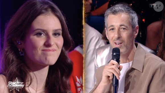 Jeanne et Michael Goldman lors du prime de la "Star Academy" spécial battle sur TF1