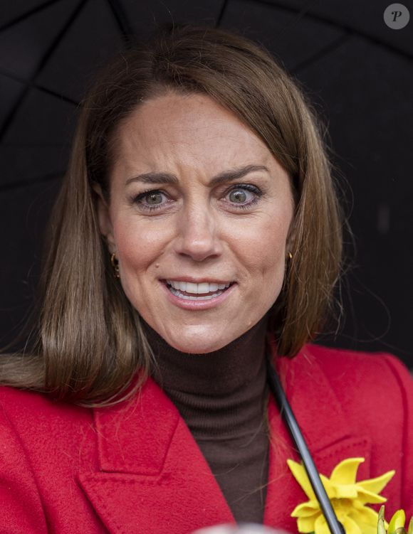 Kate Middleton à la sortie du marché de Pontypridd.

Photo : Goff Inf / Bestimage