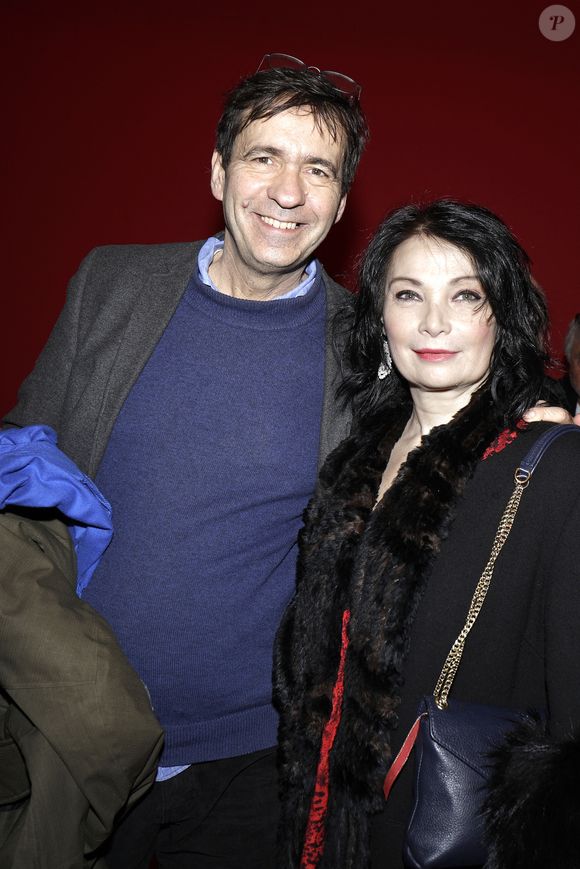 Thierry Samitier et sa compagne - 25ème Arbre de Noël de l'association CitéStars présidée par D.Donadéi au cirque Phénix en présence de 80 enfants défavorisés à Paris le 8 janvier 2023. © Cédric Perrin/Bestimage
