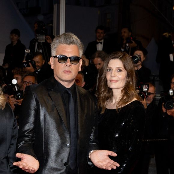 Benjamin Biolay, Chiara Mastroianni - Descente des marches du film « Marcello Mio » lors du 77ème Festival International du Film de Cannes, au Palais des Festivals à Cannes. Le 21 mai 2024
© Jacovides-Moreau / Bestimage
