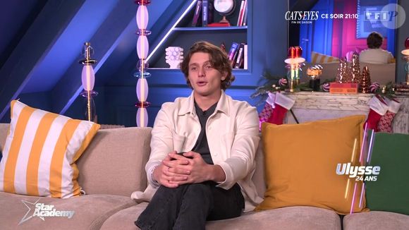 Ulysse lors de la quotidienne de la "Star Academy 2024" du 9 décembre, sur TF1