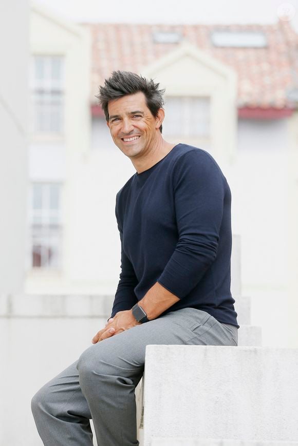 Exclusif -  Rendez-vous avec Jean-Pascal Lacoste (Habillé par American Vintage) à Saint-Jean-de-Luz. Le 10 juillet 2020
© Patrick Bernard / Bestimage