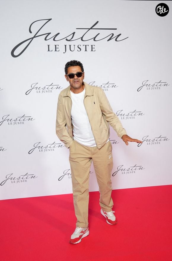 Jamel Debbouze lors de la première du film "Justin le Juste" au cinéma UGC Ciné Cité Les Halles à Paris le 14 septembre 2026. © Anne-Sophie Guebey / Bestimage