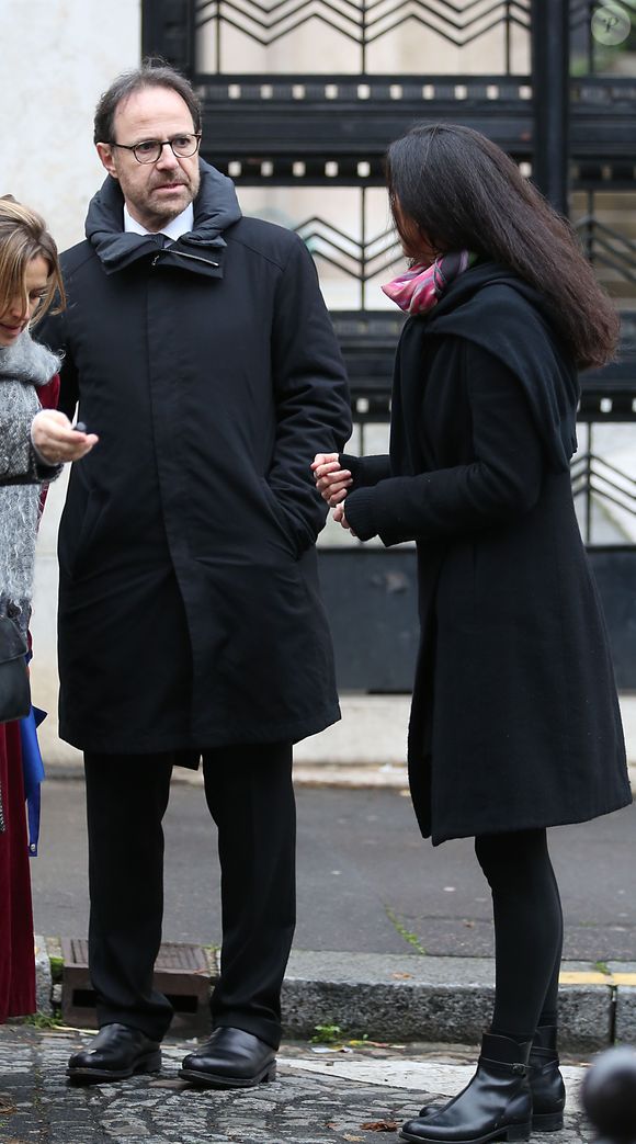 Marc Levy - Obsèques de Raymond Levy (père de Marc Levy) au cimetière de Passy à Paris le 15 décembre 2014

©BestImage