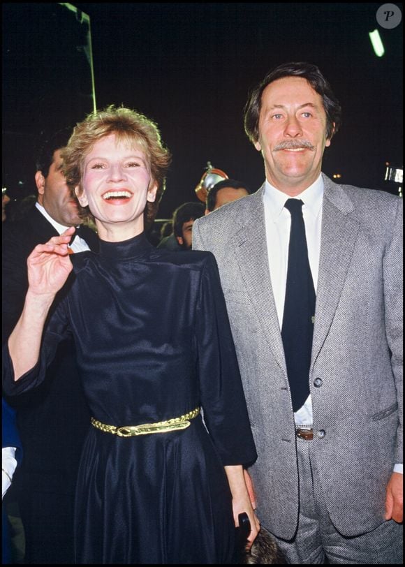 Archives - Nicole Garcia et Jean Rochefort à la cérémonie des César. 1985. © Bestimage