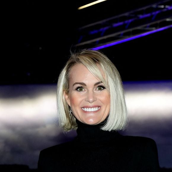 Laeticia Hallyday donne une conférence de presse pour l'exposition Johnny Hallyday à Bruxelles Expo le 19 décembre 2022. © Dominique Jacovides / Bestimage