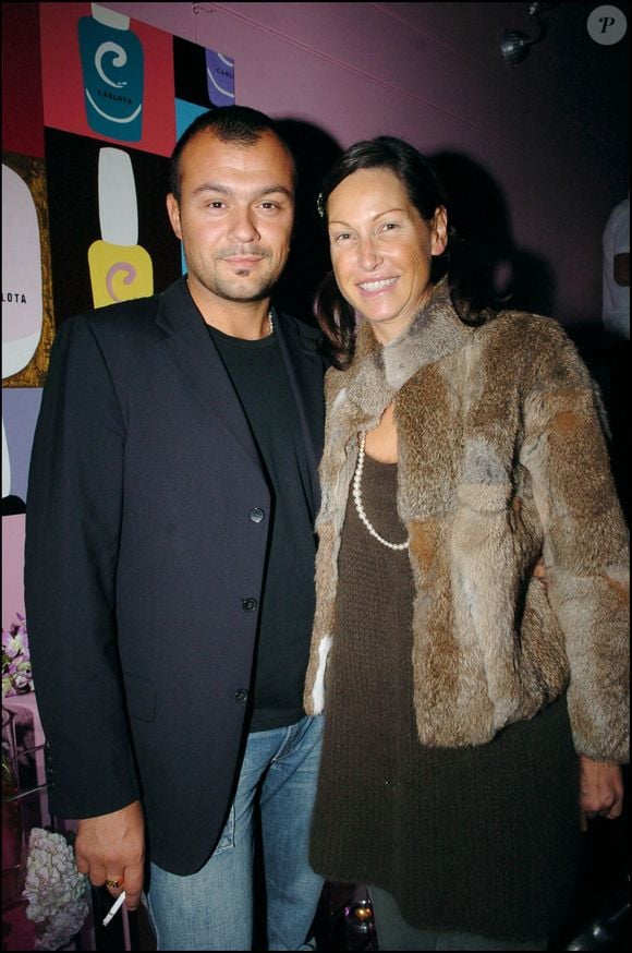 Evelyne Thomas et Christophe Aigrisse - Soirée, 10 ans de l'Institut de beauté Carlota à La Suite, Paris.