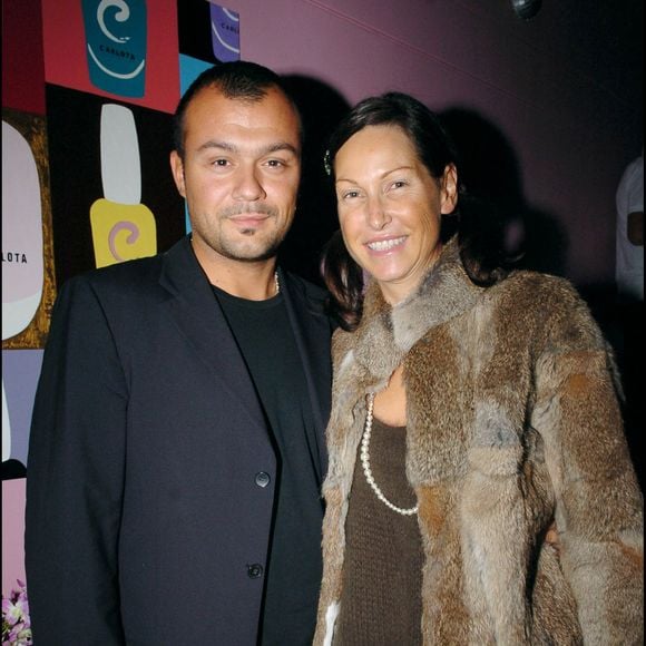 Evelyne Thomas et Christophe Aigrisse - Soirée, 10 ans de l'Institut de beauté Carlota à La Suite, Paris.