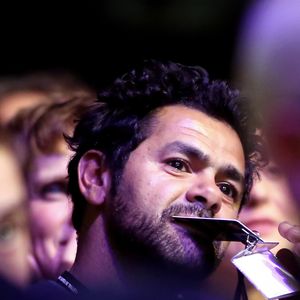 Jamel Debbouze et sa femme Melissa Theuriau assistent à la soirée d'ouverture du 19ème Festival International du film de Comédie de l'Alpe d'Huez le 13 janvier 2016. © Dominique Jacovides/Bestimage