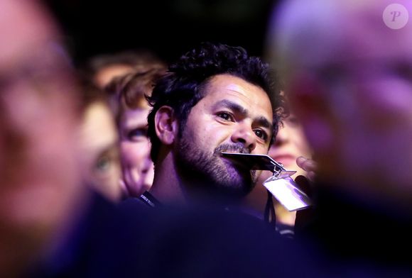 Jamel Debbouze et sa femme Melissa Theuriau assistent à la soirée d'ouverture du 19ème Festival International du film de Comédie de l'Alpe d'Huez le 13 janvier 2016. © Dominique Jacovides/Bestimage