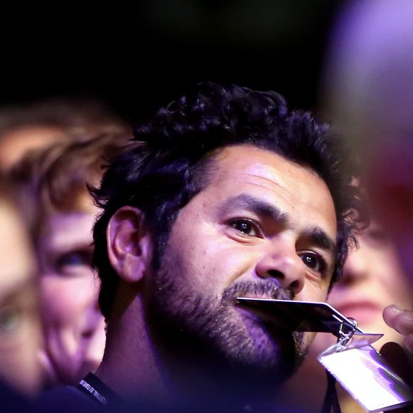 Jamel Debbouze et sa femme Melissa Theuriau assistent à la soirée d'ouverture du 19ème Festival International du film de Comédie de l'Alpe d'Huez le 13 janvier 2016. © Dominique Jacovides/Bestimage