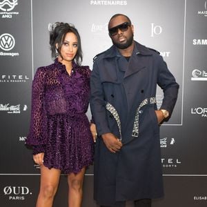 Séparation - Demdem annonce sa séparation avec Gims  Exclusif - Le rappeur Gims (Maître Gims - Gandhi Djuna) et sa femme Demdem Djuna lors du photocall de la 14ème édition du Casa Fashion Show au Sofitel Casablanca Tour Blanche à Casablanca, Maroc, le 20 avril 2019.© Philippe Doignon/Bestimage