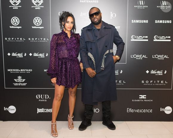 Séparation - Demdem annonce sa séparation avec Gims  Exclusif - Le rappeur Gims (Maître Gims - Gandhi Djuna) et sa femme Demdem Djuna lors du photocall de la 14ème édition du Casa Fashion Show au Sofitel Casablanca Tour Blanche à Casablanca, Maroc, le 20 avril 2019.© Philippe Doignon/Bestimage
