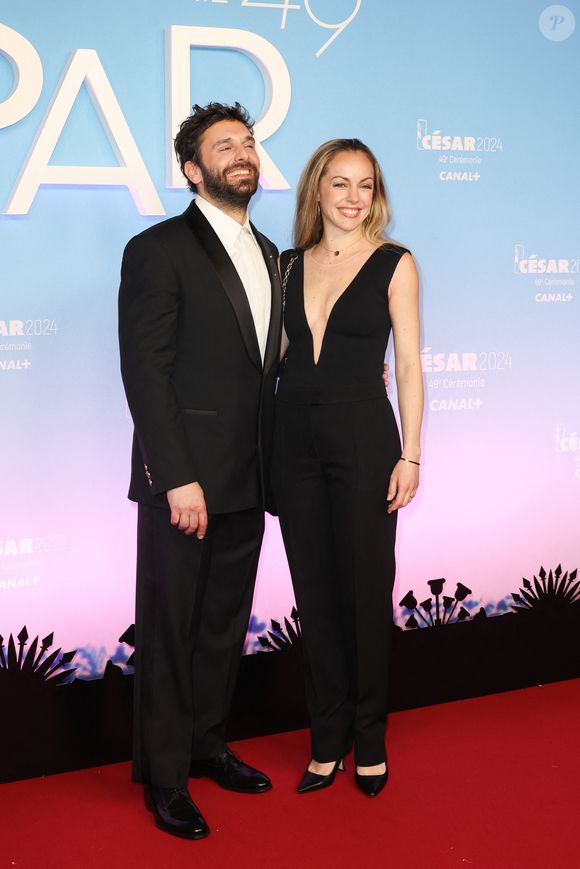 Pio Marmaï et sa compagne Charlotte Ranson - Photocall de la 49ème édition de la cérémonie des César à l'Olympia à Paris le 23 février 2024

© Dominique Jacovides / Olivier Borde / Bestimage