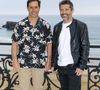 L'enfant du pays Bixente Lizarazu et son frère Peyo n'auraient manqué ce rendez-vous pour rien au monde. Entre chemise estivale et allure décontractée, ils ont apporté une touche authentique.

Peyo Lizarazu et son frère, Bixente Lizarazu - Photocall du défilé Chanel "Collection Croisière 2026-2027 (Chanel Cruise)" sur la terrasse du Casino municipal de Biarritz, le 28 avril 2026.

© Olivier Borde/Bestimage