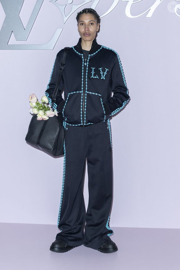 Kai-Isiaiah Jamal - Photocall pour le défilé Louis Vuitton prêt à porter hommes Automne / hiver  2025 - 2026 lors de la fashion week à Paris le 21 2025. © Olivier Borde /Bestimage