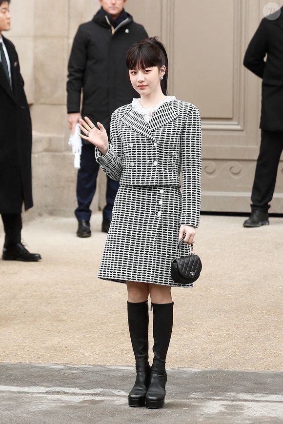 Go Yoon Jung - Les célébrités au défilé Chanel 2 "Collection Haute Couture Printemps/Eté 2025" lors de la Fashion Week de Paris (PFW), le 28 janvier 2025 Christophe Clovis / Bestimage