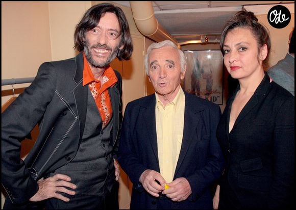 Les Rita Mitsouko - Fred Chichin et Catherine Ringer pour l'enregistrement de Vivement Dimanche spécial Aznavour