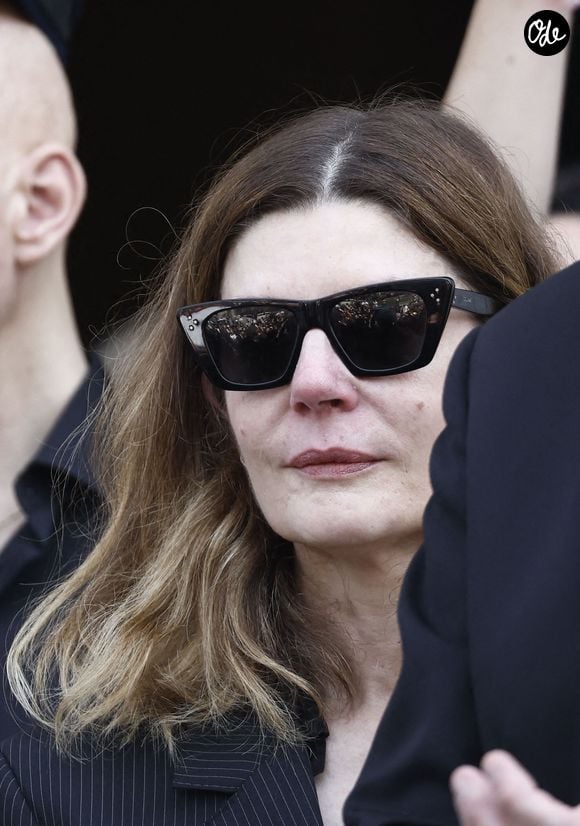 Chiara Mastroianni aux obsèques de M.Satrapi au Crématorium du Père-Lachaise à Paris, le 19 juin 2026. 
© Cyril Moreau / Bestimage