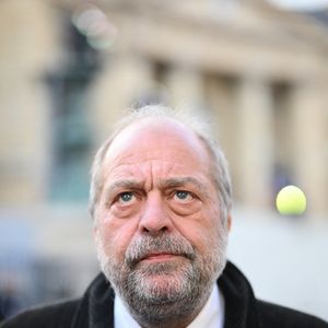 Eric Dupond-Moretti lors de la cérémonie d'intronisation de Robert Badinter, ancien ministre de la Justice, au Panthéon à Paris, France, le 9 octobre 2025.  © Eliot Blondet/Pool/Bestimage