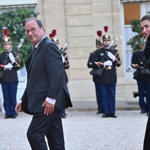 François Hollande et Julie Gayet - Dîner d'état de l'Elysée pour le président sud-coréen Lee Jae Myung le 8 septembre 2026 © Christian Liewig/Bestimage
